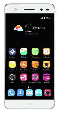 Sim Free ZTE Blade V7 Lite Mobile Phone - Silver.